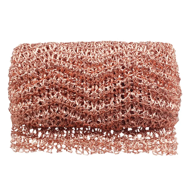 

1 Meter 4 Wires Pure Copper Mesh Woven Filter Sanitary For Distillation Moonshine Home Brew Beer 100Mm Width