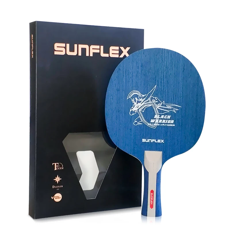 SUNFLEX Aatrox CARBON Table Tennis Racket 5 ply wood 2 ply carbon long