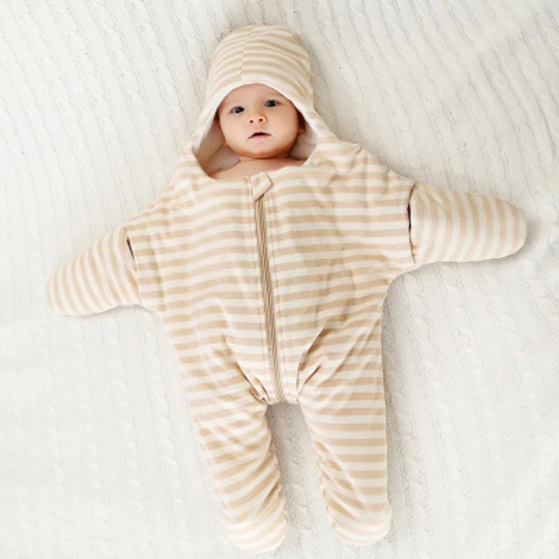 

Baby Sleeping Bag For Newborns Organic Cotton Cocoon For Infant Envelope Swaddle For Stroller Starfish Wrap For Toddler