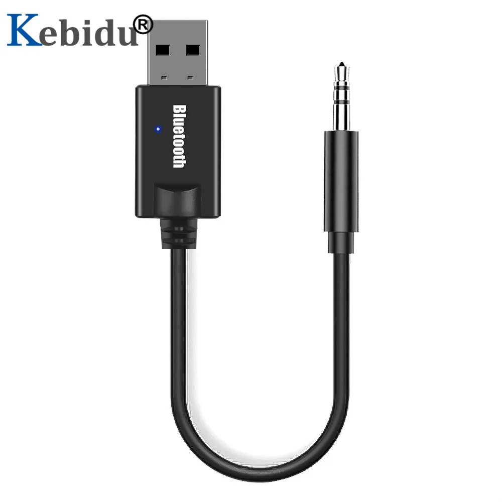 

Kebidu 3.5mm Jack Bluetooth Receiver USB Audio Music Stereo Adapter Dongle For TV PC Bluetooth Speaker Headphone
