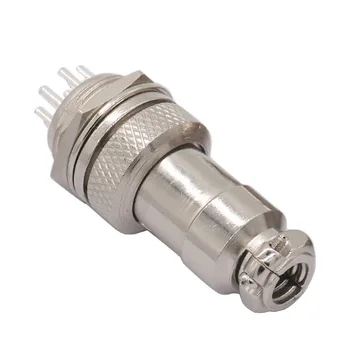 

16MM 2 3 4 5 6 7 8 9 10 Pin Bulkhead Panel Mount Ethernet Connector Industrial Jack Audio LED Medical Outdoor Waterproof Adapter