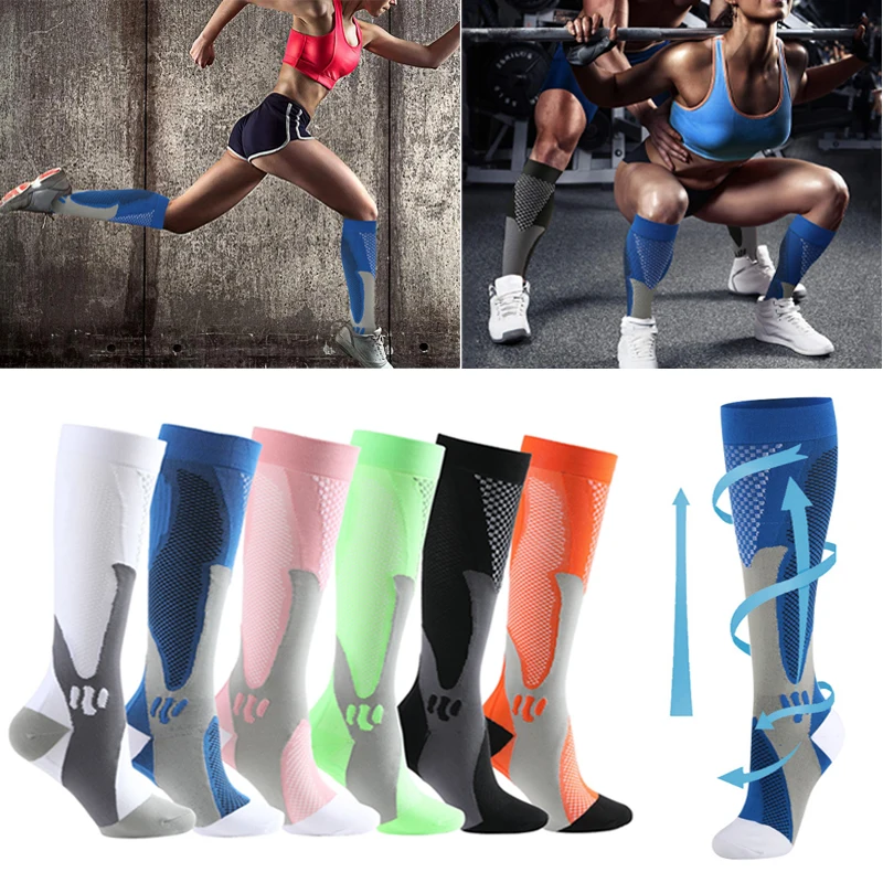 

Компрессионные носки для медсестер, профессиональные мужские велосипедные чулки, спортивное оборудование для бега и футбола, носки для занятий спортом