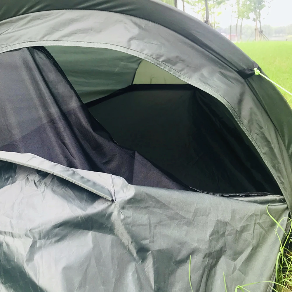 Ultralight Tent Backpacking Tent Outdoor Camping Sleeping Bag Lightweight Single Person Bivvy Bag Tent