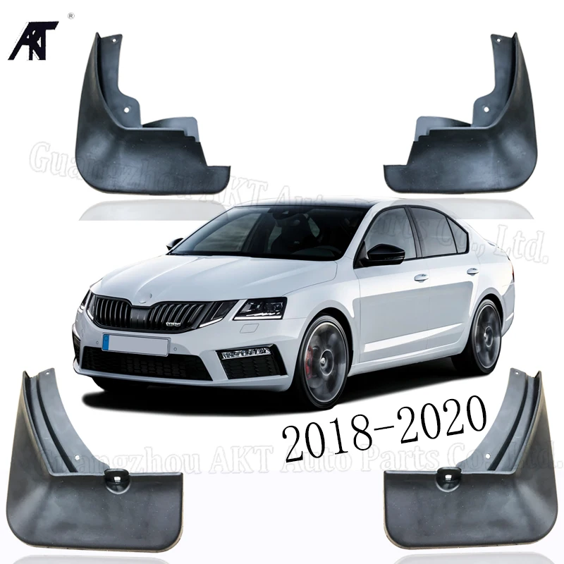 Литые Автомобильные Брызговики для Skoda Octavia- Брызговики крыло брызговиков передний задний стильный набор
