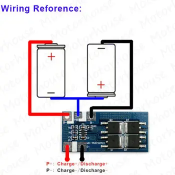 

1pcs DC6.4V 10A Battery Protection BMS PCB PCM Board for 2 Packs LiFe LiFePO4 Cell 2S