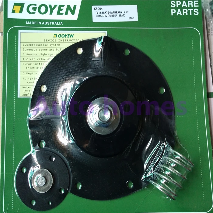 

Diaphragm Repair Kit for Pulse Jet Valve K5004