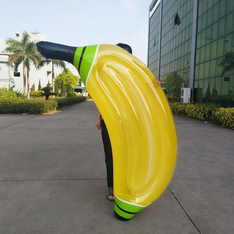 

Summer Currently Available Supply Yellow Inflatable Banana Floating Bed, Inflatable Banana Floating Row, Inflatable Banana Recli