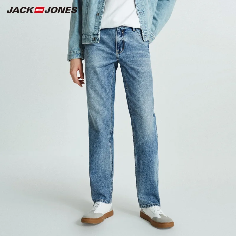 JackJones осенние мужские трендовые повседневные универсальные джинсы 218332529 - Цвет: DENIM BLUE