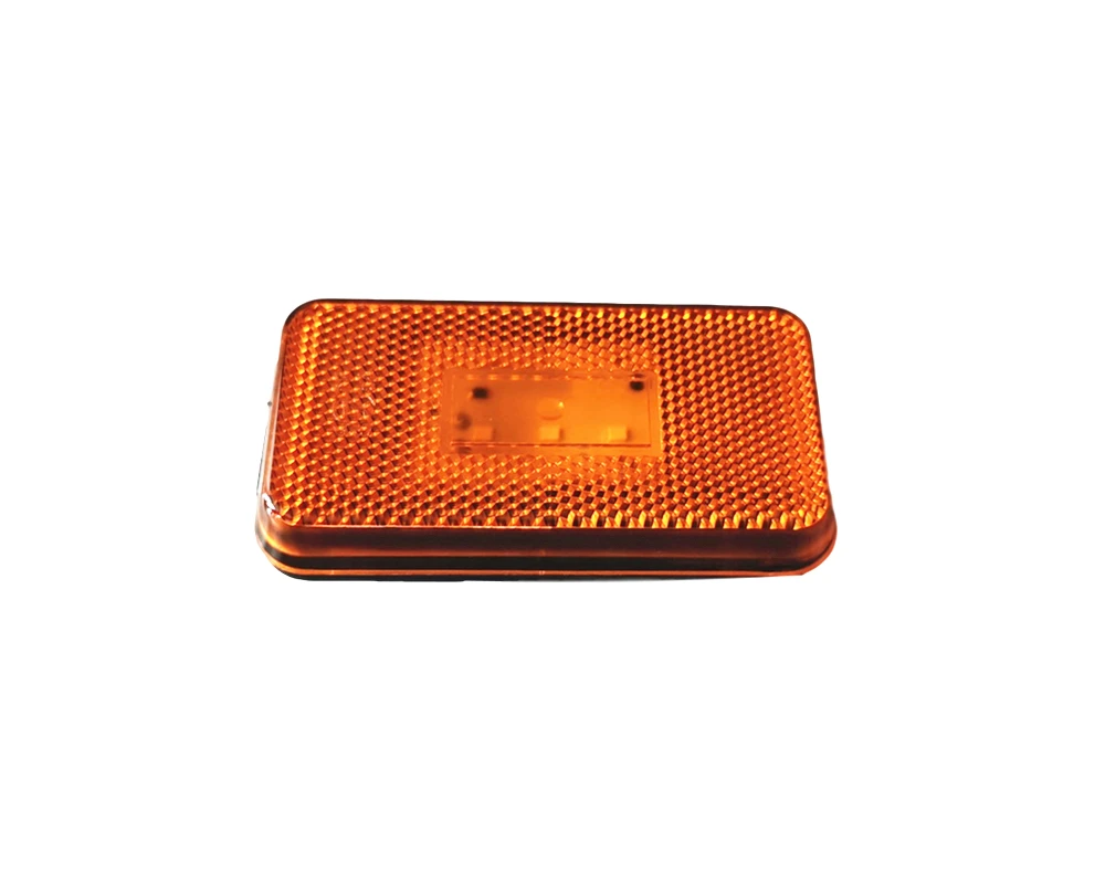 10個24 12vアンバーledライトスカニアサイドマーカー大型トラック