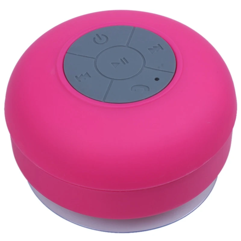 

Bluetooth 3.0 sucker speaker jukebox Waterproof 10M ABS Rosa #8