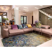 Ковер Delicatex MARO ILLUSION,состав-хлопок(CO)- 8%, полиэстер(PES)- 92%,материал-тканный, велюровый с бахромой