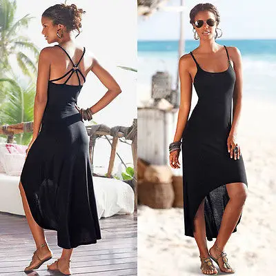 Новые женские платья из хлопка, женские летние Коктейльные Вечерние пляжные платья с открытой спиной, Сарафан Vestidos