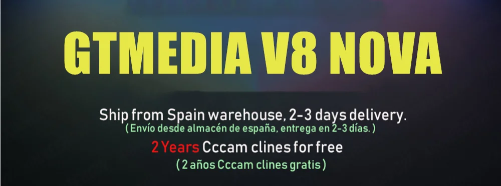 Горячая Распродажа Freesat V8 спутниковый ТВ приемник Gtmedia V8 Nova встроенный Wifi 1 год Clines для Испании DVB-S2 Full HD H.265 Sat декодер