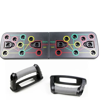 

1 Set Push Up Rack Board 9 in 1 Body Building Board System Fitness Comprehensive Training Gym Body Training Drop Shipp Exercise