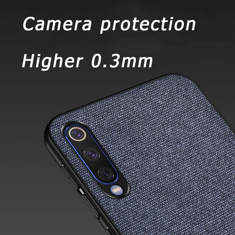 Redmi K20 Pro 6 39 'ткань волокна ультра тонкий чехол для XiaoMi Note 7 Мягкий ТПУ Роскошный