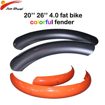 

20‘’ 26''x4.0 Mud Guards Fender for fat tire Bike Snow Bike Beach Bicycle Mudguards Set Bike Fenders Bicycle Protector Plastic