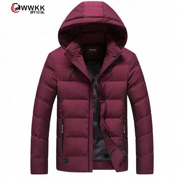 

2020 Winter Jacket Mens Quality Thermal Thick Coat Snow Red Black Parka Male Warm Outwear Fashion - White Duck Down Jacket Men
