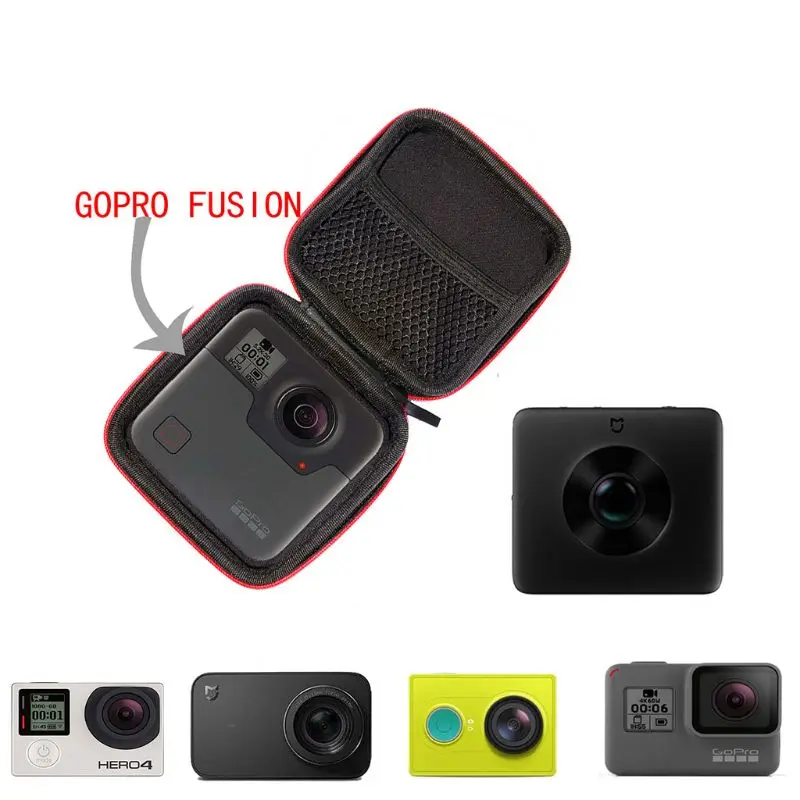 Мини Портативный чехол для переноски Противоударная сумка хранения Gopro Fusion Xiaomi