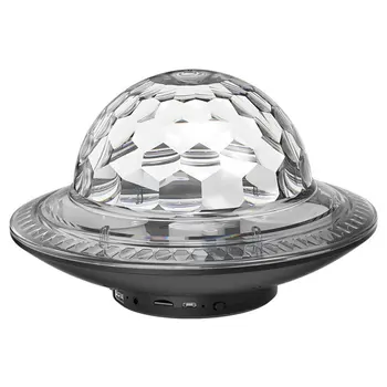 

LED colorful stage lights wireless audio card KTV creative speakers Built-in lithium battery speakers