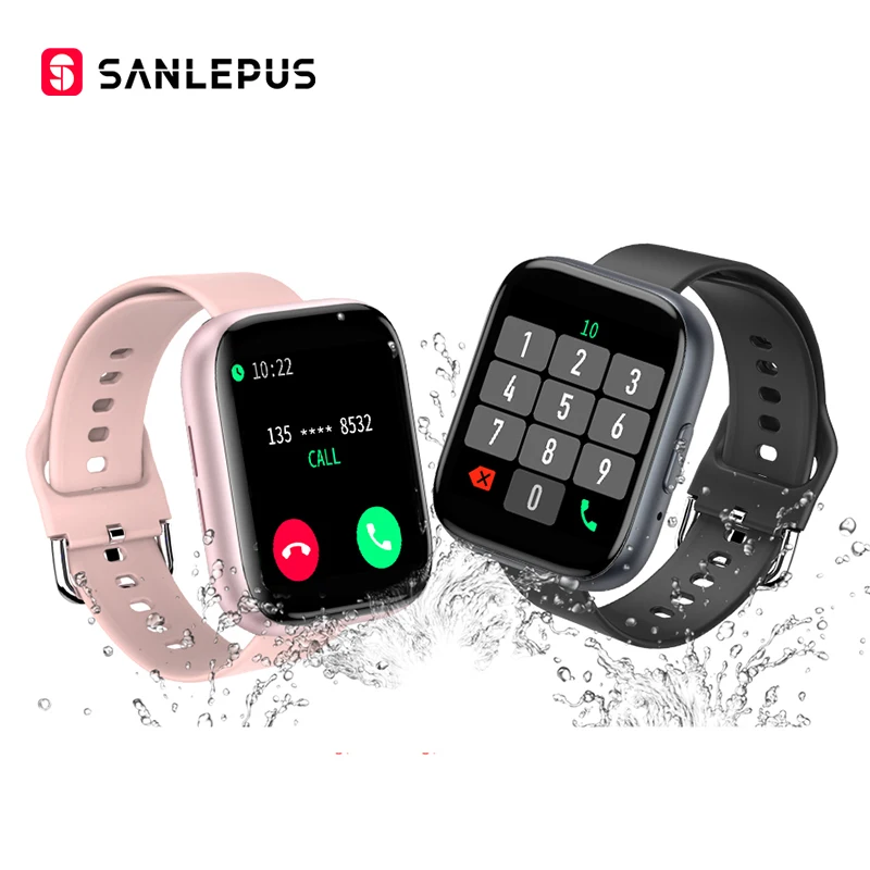 SANLEPUS Smart Watch Dial Calls 2021 NEW Waterproof Smartwatch For Men Women Heart Rate Monitor For Android Apple Xiaomi