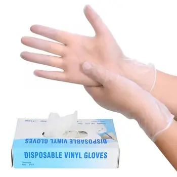 

50pcs Disposable Latex Gloves Household Latex Cleaning Food Rubber Gloves Household Cleaning Rubber Nitrile Vinyl
