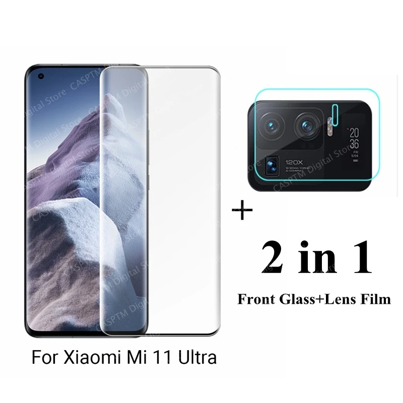 For Xiaomi Mi 11 Ultra Tempered Galss 11Ultra Screen Protector Mi11Ultra 5G 6.81" Camera Lens Film Glass | Мобильные телефоны и