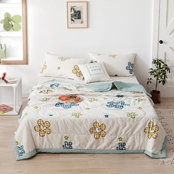 

Five pcs Clover bedspread coverlet/bed cover,also good use as summer blanket 145x195/175x195/195*225cm