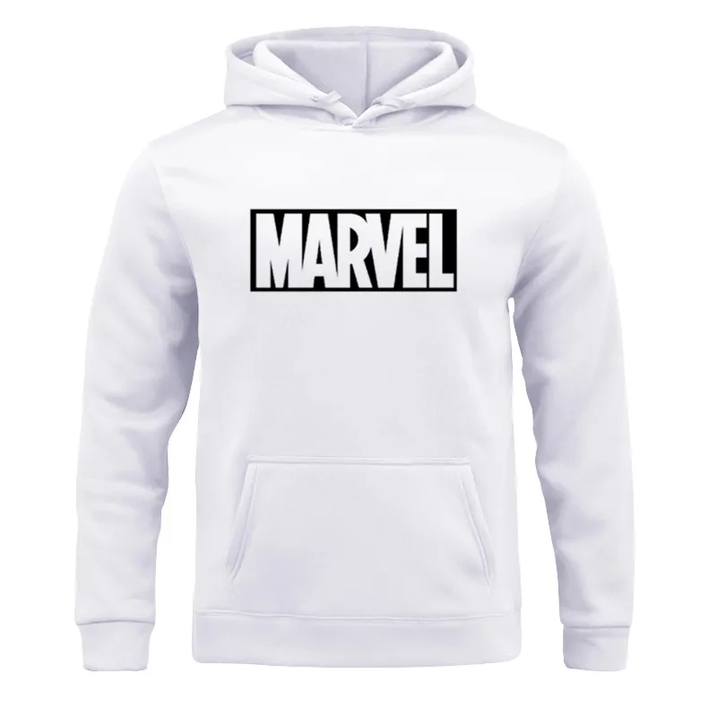 Кофты с капюшоном "Marvel" пуловер с длинными рукавами и капюшоном Зимние флисовые Топы крутая уличная одежда джокер для подростков, для мужчин и девочек, одежда для пары, пальто