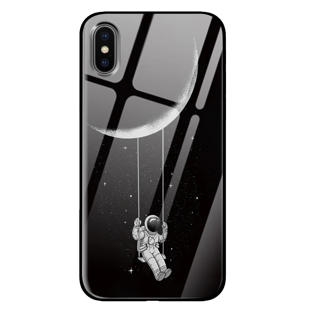8 Jetsetter белый черный для iPhone 5 5S 6 6s 7 8 Plus X XS XR 11 Pro макс. закаленное стекло чехлы - Цвет: 8