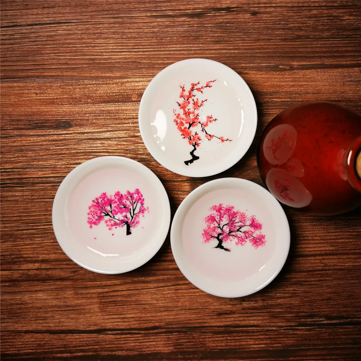 Magic Sakura Cup Japanese Cold Temperature Color Changing Tea Cup