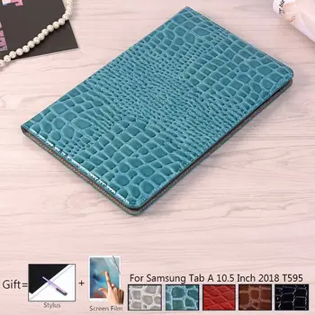

Folio Stand Cover Case For Samsung Galaxy Tab A 10.5" 2018 SM-T590 SM-T595 T590 T595 Luxury Tablet Case Protective Cover Skin