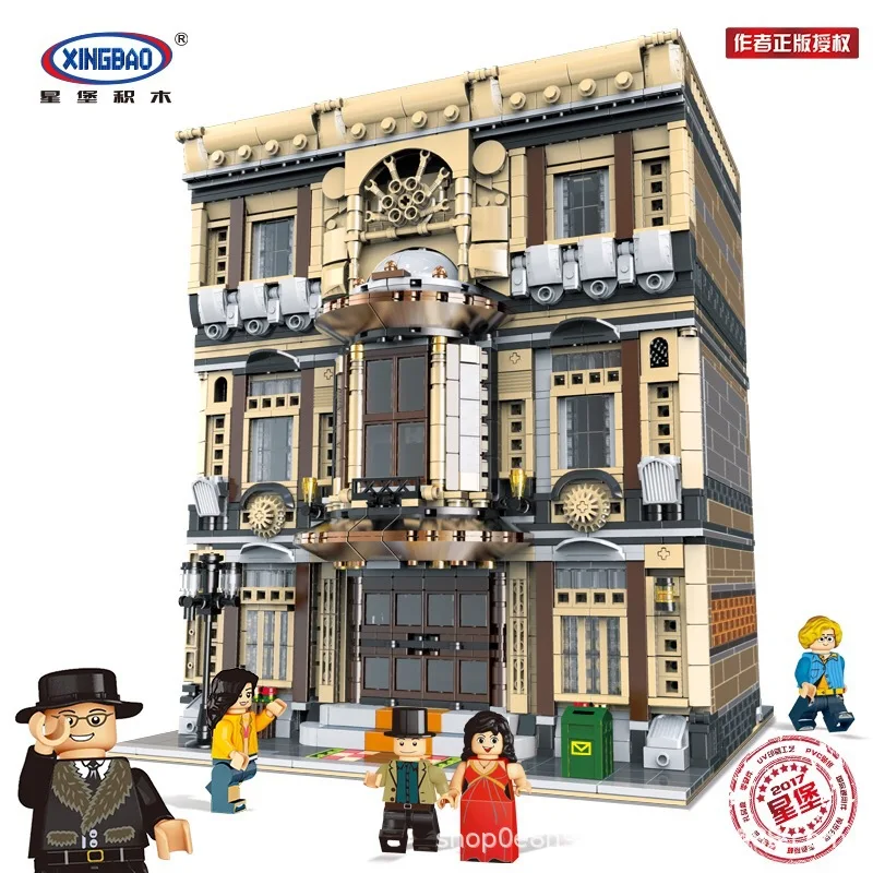 

XINGBAO Building Blocks Xb01013 Creative City Village High Difficulty Architecture Villa Small Particles Assembled Building Bloc
