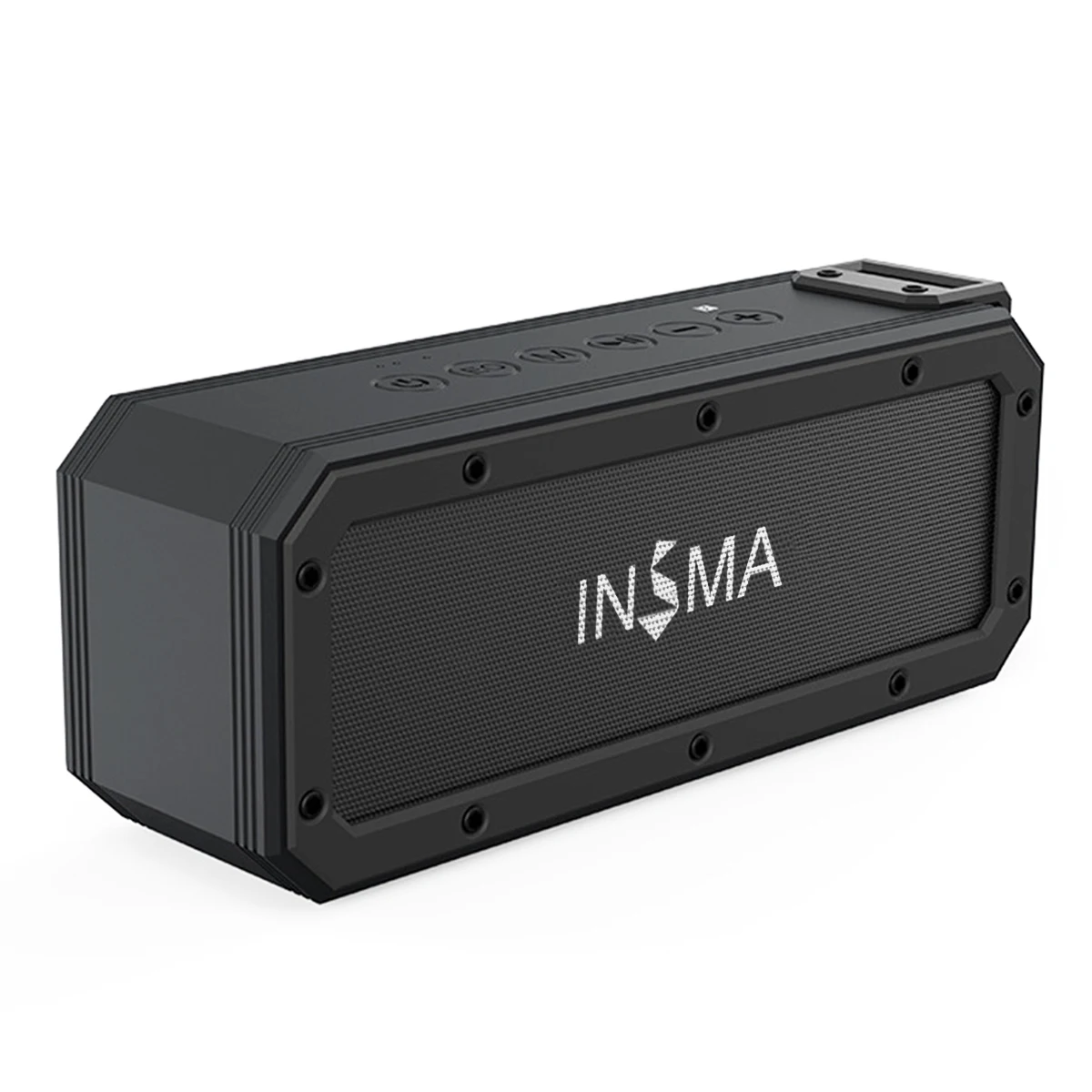 INSMA S400 плюс 40 Вт bluetooth динамик NFC портативный динамик s IPX7 водонепроницаемый сабвуфер наружный TWS Boombox беспроводной громкий динамик s - Цвет: INSMA with NFC