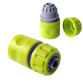 

3PCS Garden Hose Push On Quick Connectors ABS Plastic Water Pipe Adapter 1/2" Garden Hose Adapter Quick Connect Repair Tubing C