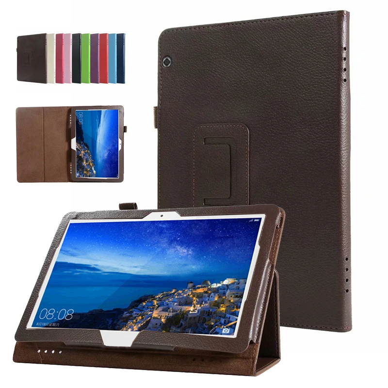Folio PU кожаный планшет защитный откидной Чехол с подставкой Чехол для 10," HUAWEI Mediapad T5 10 AGS2-W09 L09 L03 AL00 W09CHN/BHN
