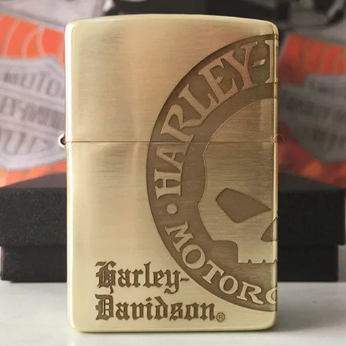 

Free shipping windproof lighters surrounded on three sides of pure copper etching skeletons