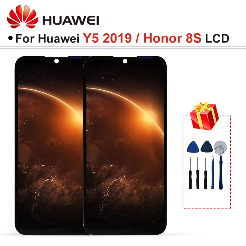 ЖК дисплей для Huawei Y5 2019 AMN LX9 LX1 LX2 LX3 с сенсорным экраном дигитайзер в сборе Honor 8S