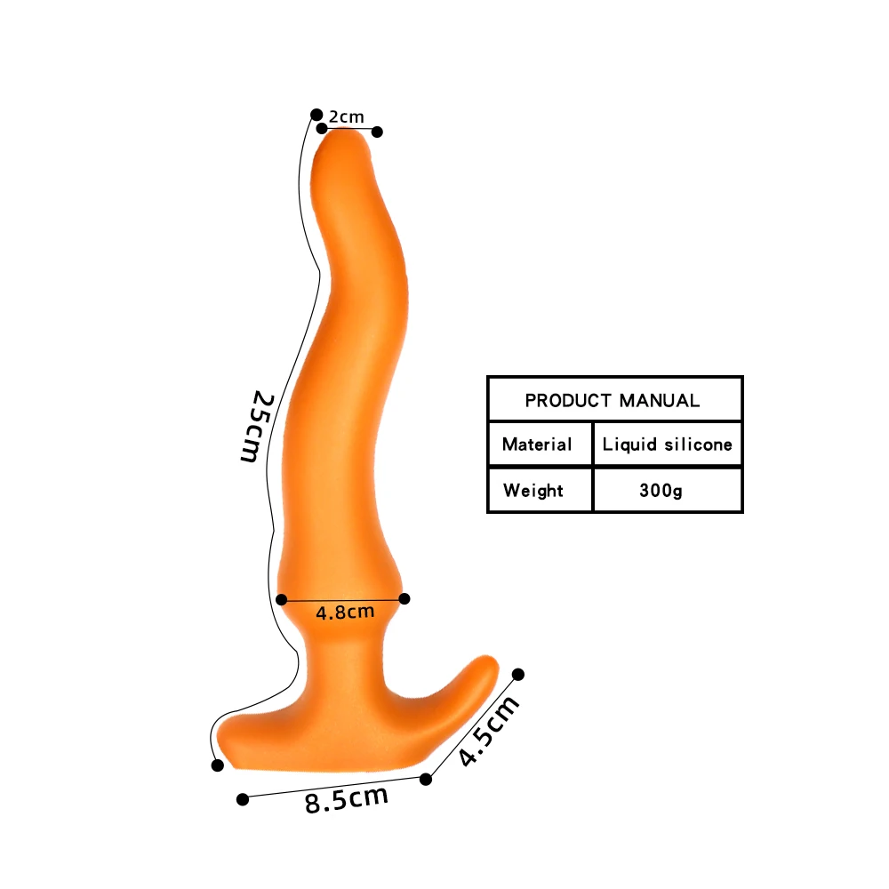 Sex Shop Super Soft Silicone Huge Anal Plug Adult Erotic Toy Anus Dilator G spot Masturbator Large Dildo for Woman Men Sex Toys 4