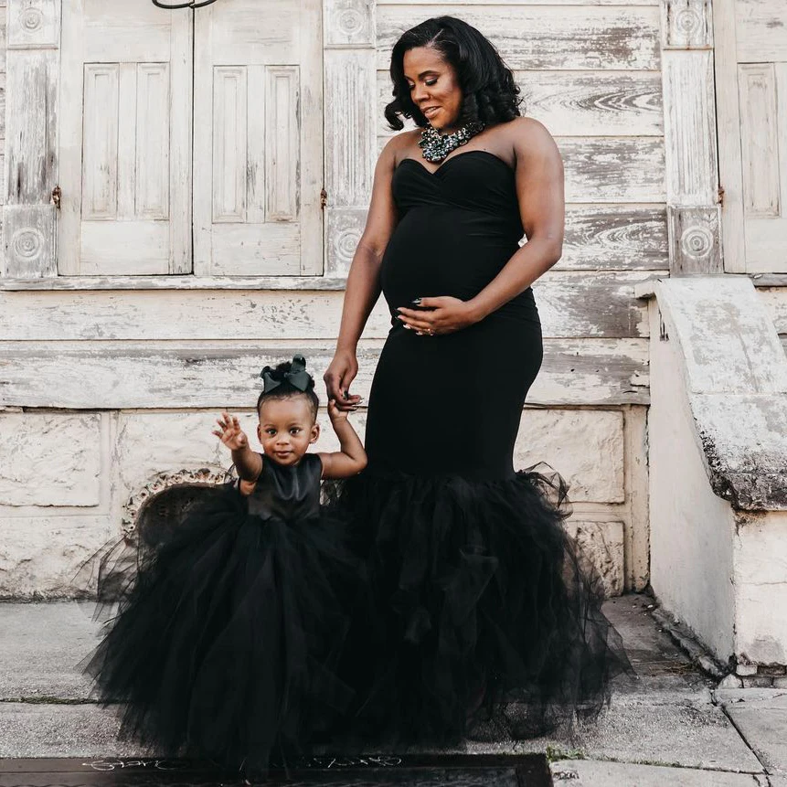 Daughter Tulle Maternity Dress 