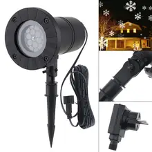 Праздничная декорация, светодиодный фонарь в виде снежинок, водонепроницаемый светильник, светильник для проектора, лампа для лужайки, светильник для рождественской вечеринки, фестиваля