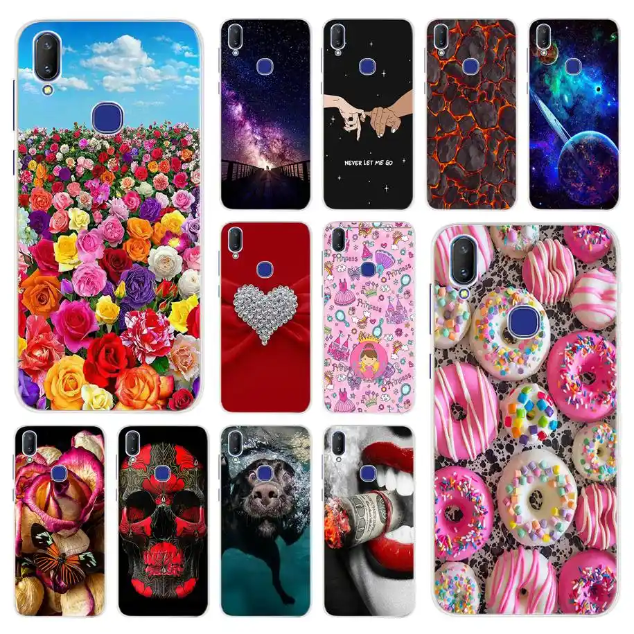 Flower Case For Vivo V11 V11i Case Soft Silicone Phone Back Cover For Vivo V 11 Pro V11i Vivov11 Vivov11i 1806 1804 Coque Fundas Phone Case Covers Aliexpress