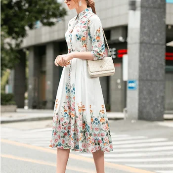 

Hchenli Brand 2020 Fashion Women Korean Style Flower Dresses Ladies Dress Drop Shipping Wholesale