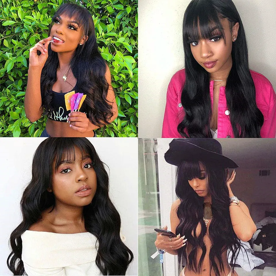 Парик на сетке с волнистой поверхностью челкой перуанские влажные и волнистые