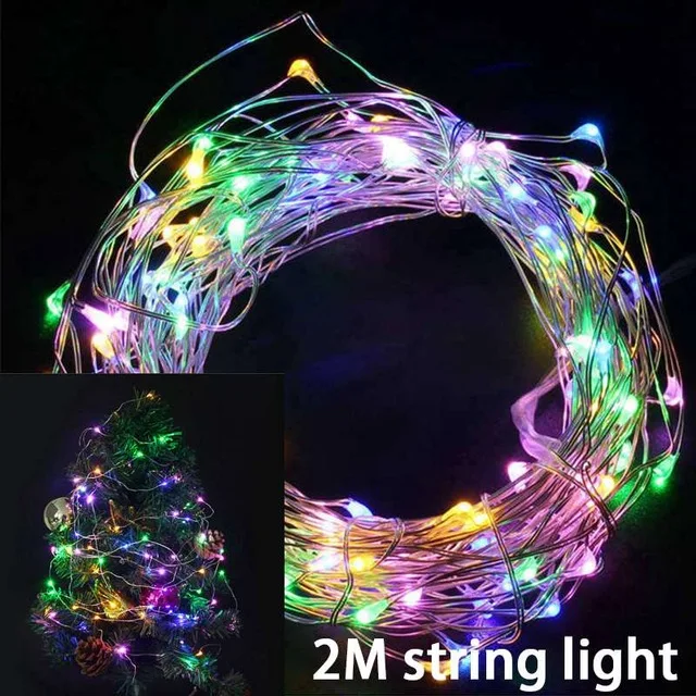 Merry Christmas Transparent Box Ornaments Christmas Decor For Home Cristmas Tree Toy Navidad New Year Gifts Noel Natal Deco - Цвет: light 2