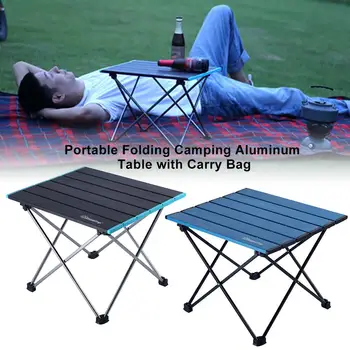 

Portable table foldable adjustable Ultralight Compact Folding Camping Aluminum Table with Carry Bag