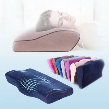 

Comfortable Cervical Orthopedic Pillows Latex Neck Care Memory Foam Sleeping Bedroom Pillow Head Neck Support Travesseiro