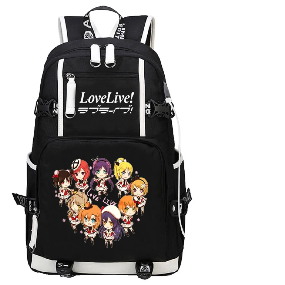 

Unisex Anime Lovelive Travel Rucksack Casual Schoolbag Student Backpacks