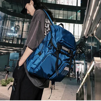 

2020 New Large Capacity Outdoor Multi-functional Climbing Pack Locomotive Backpack Nylon Waterproof Package B783