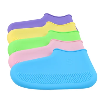 

Waterproof Shoe Cover Silicone Material Unisex Shoes Protectors Rain Boots For Indoor Outdoor Rainy Days
