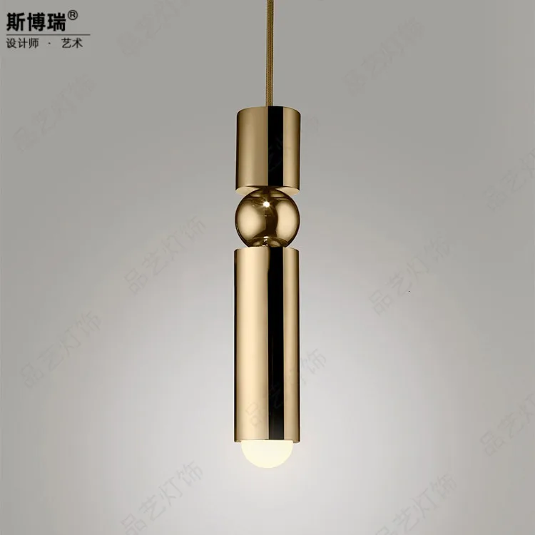 

Northern Europe Modern Metal A Chandelier Brass Color Concise Restaurant Bar Counter Small A Chandelier Bedside Bedroom Lamp